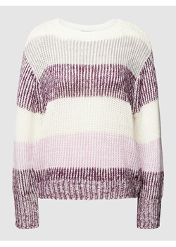 Sweter z dzianiny w paski ze sklepu Peek&Cloppenburg  w kategorii Swetry damskie - zdjęcie 160736040