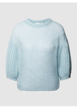 Sweter z dzianiny z rękawem o dł. 3/4 model ‘Dreamy’ ze sklepu Peek&Cloppenburg  w kategorii Swetry damskie - zdjęcie 160751181