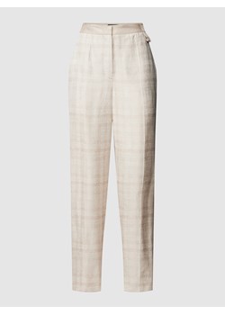 Spodnie do garnituru z fakturowanym wzorem ze sklepu Peek&Cloppenburg  w kategorii Spodnie damskie - zdjęcie 160752364