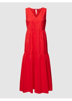Sukienka midi z bawełny z efektem stopniowania model ‘Ditesta’ ze sklepu Peek&Cloppenburg  w kategorii Sukienki - zdjęcie 160752841