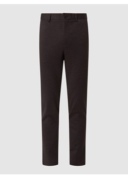 Chinosy o kroju tapered fit z dodatkiem streczu model ‘Liam’ ze sklepu Peek&Cloppenburg  w kategorii Spodnie męskie - zdjęcie 160752921