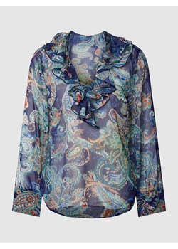 Bluzka z przezroczystym materiałem wierzchnim ze sklepu Peek&Cloppenburg  w kategorii Bluzki damskie - zdjęcie 160755144