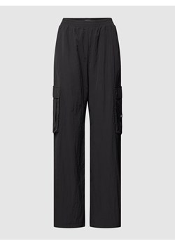 Spodnie typu track pants z naszywką z logo model ‘CLAIRE’ ze sklepu Peek&Cloppenburg  w kategorii Spodnie damskie - zdjęcie 160755412