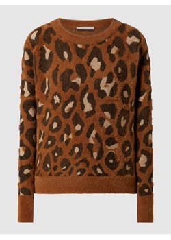 Sweter z wzorem w panterkę ze sklepu Peek&Cloppenburg  w kategorii Swetry damskie - zdjęcie 160760102
