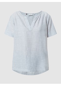 Bluzka z mieszanki lnu i lyocellu model ‘Agneta’ ze sklepu Peek&Cloppenburg  w kategorii Bluzki damskie - zdjęcie 160764482