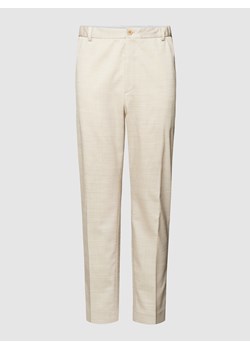 Chinosy o kroju tapered fit z wpuszczanymi kieszeniami w stylu francuskim ze sklepu Peek&Cloppenburg  w kategorii Spodnie męskie - zdjęcie 160765622