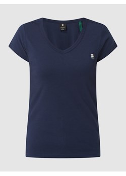 T-shirt o kroju slim fit z bawełny ekologicznej model ‘Eyben’ ze sklepu Peek&Cloppenburg  w kategorii Bluzki damskie - zdjęcie 160765724