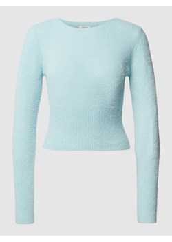 Sweter z dzianiny z okrągłym dekoltem model ‘Ella’ ze sklepu Peek&Cloppenburg  w kategorii Swetry damskie - zdjęcie 160775174