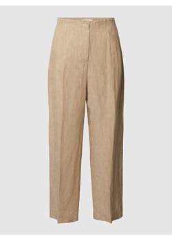 Spodnie z zakładkami w pasie ze sklepu Peek&Cloppenburg  w kategorii Spodnie damskie - zdjęcie 160780412
