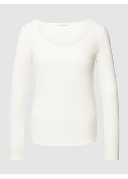 Bluzka z długim rękawem i efektem prążkowania model ‘Suzansa’ ze sklepu Peek&Cloppenburg  w kategorii Bluzki damskie - zdjęcie 160782113