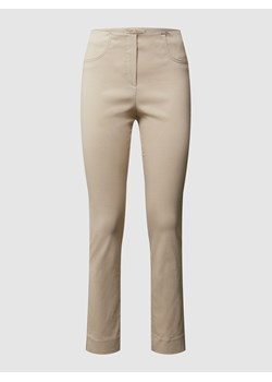 Spodnie materiałowe z elastycznym pasem ze sklepu Peek&Cloppenburg  w kategorii Spodnie damskie - zdjęcie 160782423