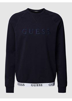 Bluza z mieszanki bawełny i elastanu z detalem z logo ze sklepu Peek&Cloppenburg  w kategorii Bluzy męskie - zdjęcie 160782872