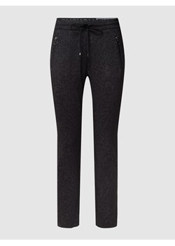 Spodnie materiałowe ze wzorem na całej powierzchni model ‘EASY SMART’ ze sklepu Peek&Cloppenburg  w kategorii Spodnie damskie - zdjęcie 160783803