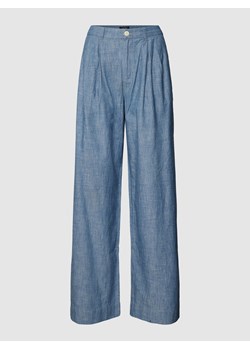 Spodnie z bawełny stylizowanej na denim model ‘JOIREYDA’ ze sklepu Peek&Cloppenburg  w kategorii Spodnie damskie - zdjęcie 160792561