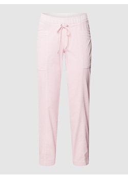 Spodnie sportowe z elastycznym pasem model ‘SUE’ ze sklepu Peek&Cloppenburg  w kategorii Spodnie damskie - zdjęcie 160794803