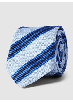 Krawat ze wzorem w paski model ‘VARSITY’ ze sklepu Peek&Cloppenburg  w kategorii Krawaty - zdjęcie 160799280