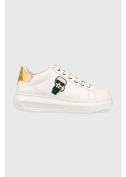 Karl Lagerfeld sneakersy skórzane KAPRI kolor biały KL62530G ze sklepu ANSWEAR.com w kategorii Buty sportowe damskie - zdjęcie 160814981