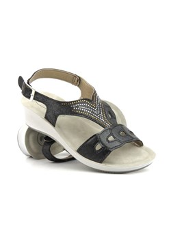 Wygodne sandały damskie INBLU SE-07, czarne ze sklepu ulubioneobuwie w kategorii Sandały damskie - zdjęcie 160819340