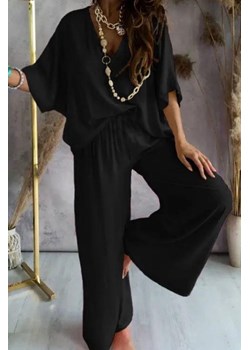 Komplet RANFELA BLACK ze sklepu Ivet Shop w kategorii Komplety i garnitury damskie - zdjęcie 160830071