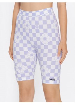 Vans Legginsy Wm Flying V Print Legging Short VN0A7PNE Fioletowy Regular Fit ze sklepu MODIVO w kategorii Spodnie damskie - zdjęcie 160900373
