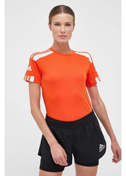 adidas Performance t-shirt treningowy Squadra 21 kolor pomarańczowy ze sklepu ANSWEAR.com w kategorii Bluzki damskie - zdjęcie 160906992