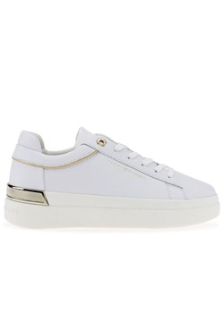 Buty Tommy Hilfiger Lux Metallic Cupsole FW0FW07030-YBS - białe ze sklepu streetstyle24.pl w kategorii Trampki damskie - zdjęcie 160907881