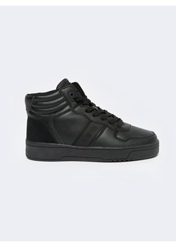 Sneakersy męskie czarne KK174135 906 ze sklepu Big Star w kategorii Buty sportowe męskie - zdjęcie 160926312