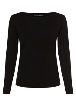 Franco Callegari Damska koszulka z długim rękawem Kobiety czarny jednolity ze sklepu vangraaf w kategorii Bluzki damskie - zdjęcie 160927461
