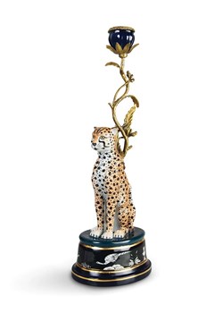 &amp;k amsterdam świecznik dekoracyjny Lleopard ze sklepu ANSWEAR.com w kategorii Świeczniki - zdjęcie 160930594