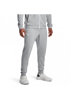 Męskie spodnie treningowe Under Armour Sportstyle Tricot Jogger - szare ze sklepu Sportstylestory.com w kategorii Spodnie męskie - zdjęcie 160931604