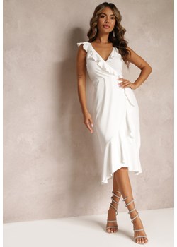Biała Sukienka Galare ze sklepu Renee odzież w kategorii Sukienki - zdjęcie 160936164