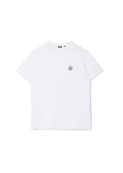 Cropp - Biały T-shirt z haftem - biały ze sklepu Cropp w kategorii T-shirty męskie - zdjęcie 160946221