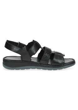Caprice Skórzane sandały &quot;Karin&quot; w kolorze czarnym ze sklepu Limango Polska w kategorii Sandały damskie - zdjęcie 160960753