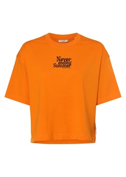 Marc O'Polo Denim T-shirt damski Kobiety Bawełna pomarańczowy nadruk ze sklepu vangraaf w kategorii Bluzki damskie - zdjęcie 160961553