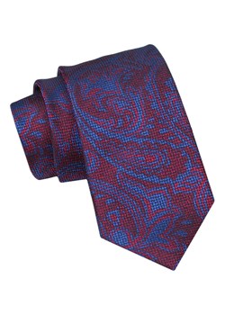 Krawat Męski, Klasyczny - ALTIES - Czerwony z Niebieskim KRALTS0952 ze sklepu JegoSzafa.pl w kategorii Krawaty - zdjęcie 160962482