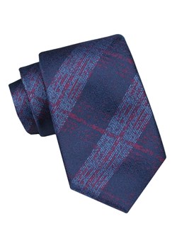Krawat Męski, Klasyczny - ALTIES - Granat, Duży Wzór KRALTS0954 ze sklepu JegoSzafa.pl w kategorii Krawaty - zdjęcie 160962490