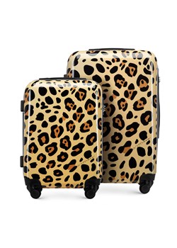 Zestaw walizek z ABS-u w zwierzęcy wzór ze sklepu WITTCHEN w kategorii Walizki - zdjęcie 160970282