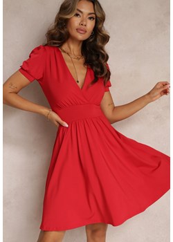 Czerwona Sukienka Agamia ze sklepu Renee odzież w kategorii Sukienki - zdjęcie 160970404