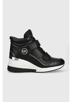 MICHAEL Michael Kors sneakersy skórzane Gentry kolor czarny 43F3GYFE2L ze sklepu ANSWEAR.com w kategorii Buty sportowe damskie - zdjęcie 160971153