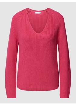 Sweter z dzianiny z fakturowanym wzorem model ‘Corry’ ze sklepu Peek&Cloppenburg  w kategorii Swetry damskie - zdjęcie 160983991