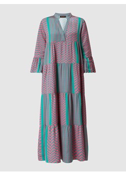 Długa sukienka z wiskozy ze sklepu Peek&Cloppenburg  w kategorii Sukienki - zdjęcie 160996172