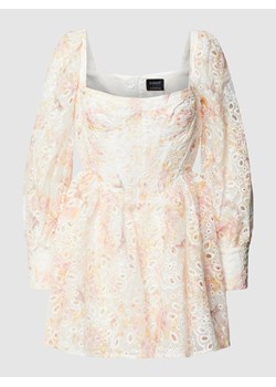 Sukienka mini z kwiatowym,ażurowym wzorem model ‘LILA FLOUNCE’ ze sklepu Peek&Cloppenburg  w kategorii Sukienki - zdjęcie 160997184