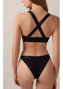 Bustier czarny z rozcięciem pod biustem FLEXIBLE LBE 2235, Kolor czarny, Rozmiar XS, Conte ze sklepu Intymna w kategorii Biustonosze - zdjęcie 161007111
