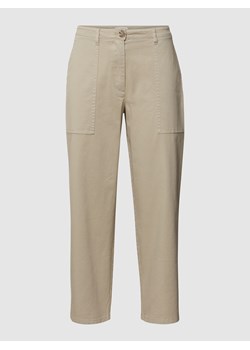Spodnie skrócone z wpuszczanymi kieszeniami ze sklepu Peek&Cloppenburg  w kategorii Spodnie damskie - zdjęcie 161049821