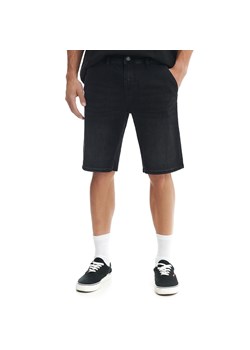 Cropp - Czarne szorty jeansowe chino comfort - czarny ze sklepu Cropp w kategorii Spodenki męskie - zdjęcie 161054312