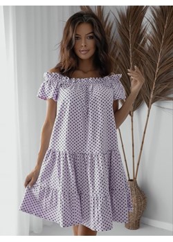 Sukienka Allesia Fioletowa ze sklepu Lisa Mayo w kategorii Sukienki - zdjęcie 161091720