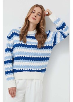 Silvian Heach sweter damski kolor niebieski ze sklepu ANSWEAR.com w kategorii Swetry damskie - zdjęcie 161101593
