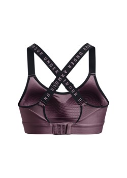 Biustonosz treningowy Under Armour Infinity High Bra - fioletowy ze sklepu Sportstylestory.com w kategorii Biustonosze - zdjęcie 161188510