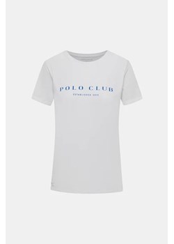 POLO CLUB T-shirt - Biały - Kobieta - M (M) ze sklepu Halfprice w kategorii Bluzki damskie - zdjęcie 161189334