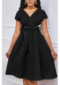 Sukienka TRAMELA BLACK ze sklepu Ivet Shop w kategorii Sukienki - zdjęcie 161191542
